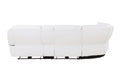 Starch Blanche White Sectional White Pu 5 Seat