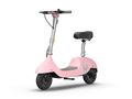 Electric Scooter With Foldable Seat W 35 Miles Operating Range & 15.5Mph Max Speed Pink Pink Aluminum