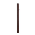 Wall Mirror Straight Line Design Tc Leather Brown Mdf