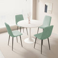 White Round Dining Table, 31.5