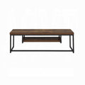 Weathered Oak And Black Tv Stand With 1 Shelf Oak Primary Living Space 50 Inches 50 59 Inches Industrial Paper Composite