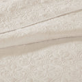 Reversible Bedspread Set Cream Twin Cream Cotton