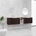 82 Inch Soft Close Doors Bathroom Vanity With Sink, A Small Storage Shelves, 36