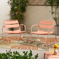 Conrad Chair Coral Iron