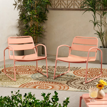 Conrad Chair Coral Iron