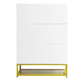 Shoe Cabinet With 2 Flip Drawers, And 2 Shelves, Modern Free Standing Shoe Rack For Heels, Boots, Slippers,Shoe Storage Cabinet For Entryway, Hallway, Living Room, White White Mdf