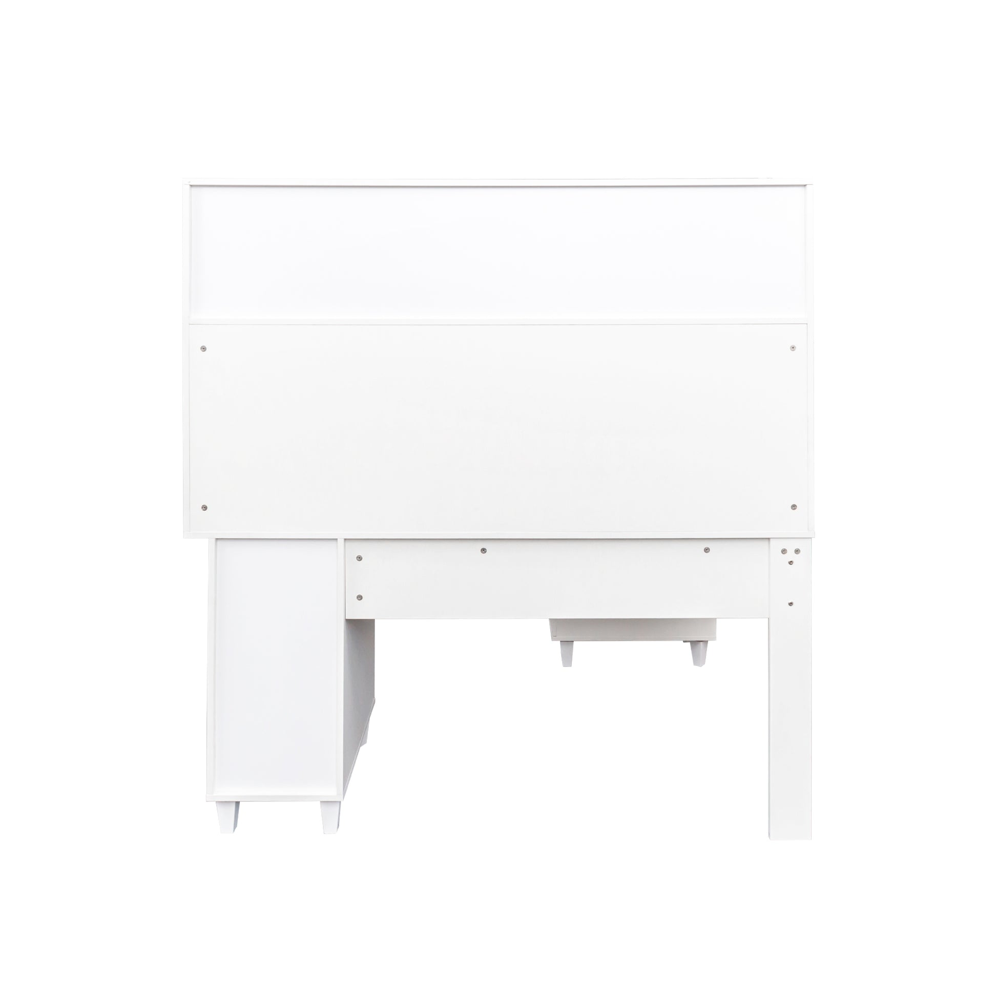 Home Office Computer Desk White Particle Board Mdf