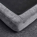 Modern Design Chenille 3 Seat L Shape Sectional Sofa With Storage Chaise For Apartment, Studio, Office,Living Room,L Shape Dark Grey Dark Gray Chenille Metal Primary Living Space Soft Modern Foam