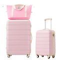 Hardshell Luggage Sets 2Pcs Bag Spinner Suitcase With Tsa Lock Lightweight 20