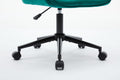 Elegent Velvet Office Chair With Wheels, Makeup Vanity Chair Height Adjustable For Teens Women Girls, Comfy Swivel Modern Leisure Armchair For Home Office, Bedroom, Study And Vanity. Green Green Primary Living Space Luxury,Modern Foam Iron