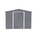 Outdoor Storage Shed 8 X 6 Ft Large Metal Tool Sheds, Heavy Duty Storage House With Sliding Doors With Air Vent For Backyard Patio Lawn To Store Bikes, Tools, Lawnmowers Dark Grey Dark Grey