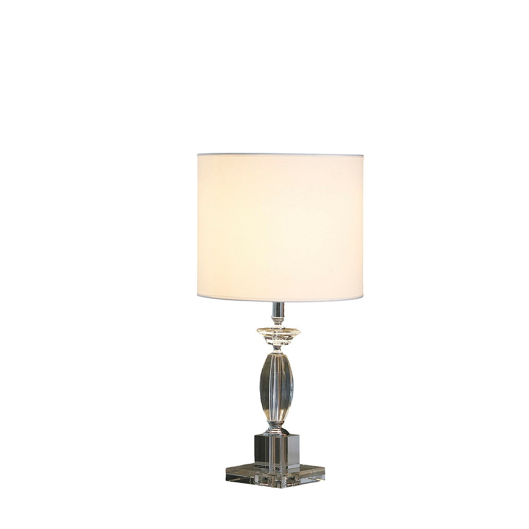 23.25" In Emmil Cut Crystal Modern Table Lamp Multi Crystal