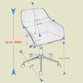 Velvet Office Desk Chair, Modern Home Desk Chair With Wheelsvanity Chairs For Living Room, Bedroom,Study Room Light Camel Foam Polyester Blend