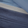 7 Piece Microsuede Comforter Set Navy King King Navy Polyester
