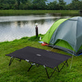Outsunny 2 Person Folding Camping Cot For Adults, 50
