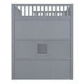 Full Size House Loft Bed With Ladder And Wardrobe Grey Full Grey Solid Wood