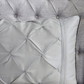 7 Piece Tufted Comforter Set Grey King King Grey Polyester