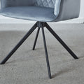 Accent Chair, Dining Chair Upholstered Backrest Seat Chairs For Home Kitchen Living Rooms Velvet Upholstered Contemporary Vanity Chair Blue Velvet