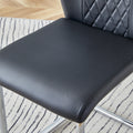 Table And Chair Set.Large Minimalist Rectangular Glass Dining Table For 6 8 With 0.39