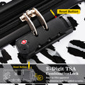 Hardshell Luggage Sets 3 Pcs Spinner Suitcase With Tsa Lock Lightweight 20