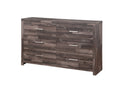 Juniper Dark Cherry Finish Dresser Dark Brown Synthetic Wood