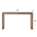 Black Natural Wooden Console Table Narrow Entryway Table Modern Couch Table Small Entry Way Tables, Easy Assembly, Multi Colors Black Natural Distressed Finish Desk Top Dining Room Mix Match,Modern Floor Mount Rectangular Console Tables Powder Coated