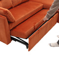 United Modular Sectional Sofa L Shaped Modular Couch With Reversible Chaise Modular Sofa Sectional Couch With Storage Seats Orange Velvet 3 Seat