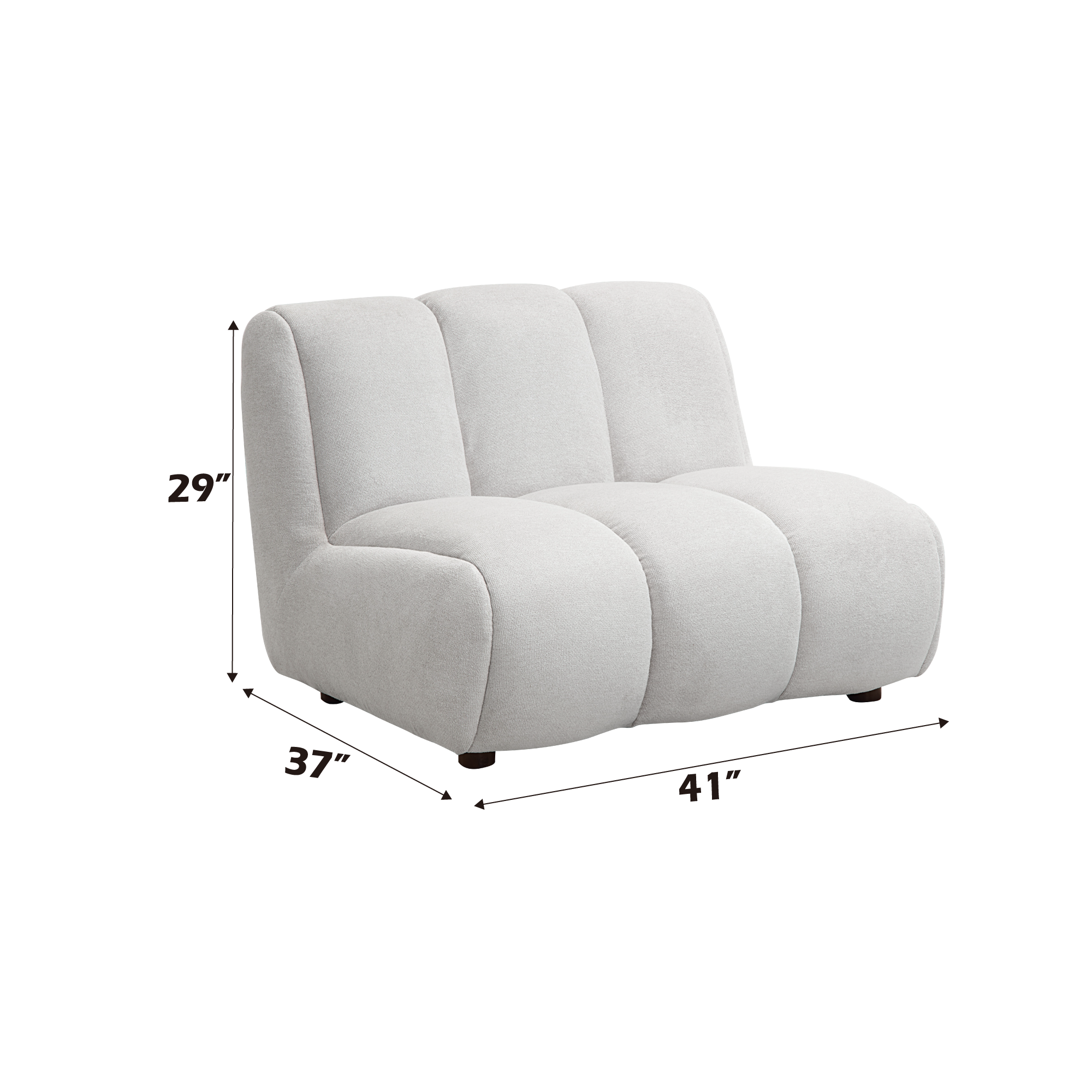 Manilla Chair, Ivory White Linen Lv04322 Ivory Upholstered