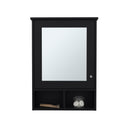 Medicine Cabinet Gibson, Bathroom, Black Black Particle Board Engineered Wood