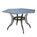 Cayman Arch Ii Mesh Hex Table Black Aluminium