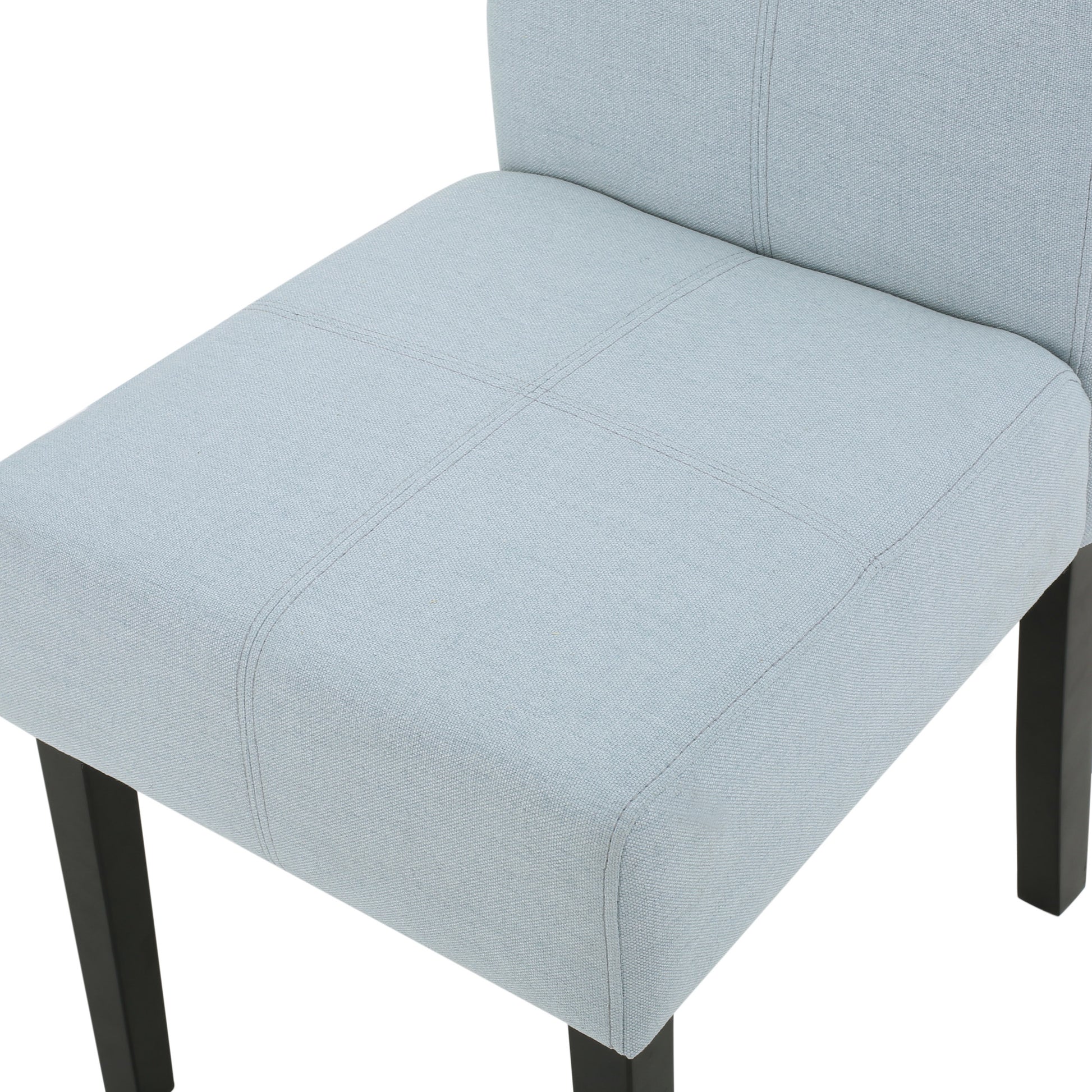 Pertica Kd Dining Chair Set Of 2 Pcs Light Blue Fabric