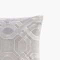 Square Decor Pillow Silver 18X18