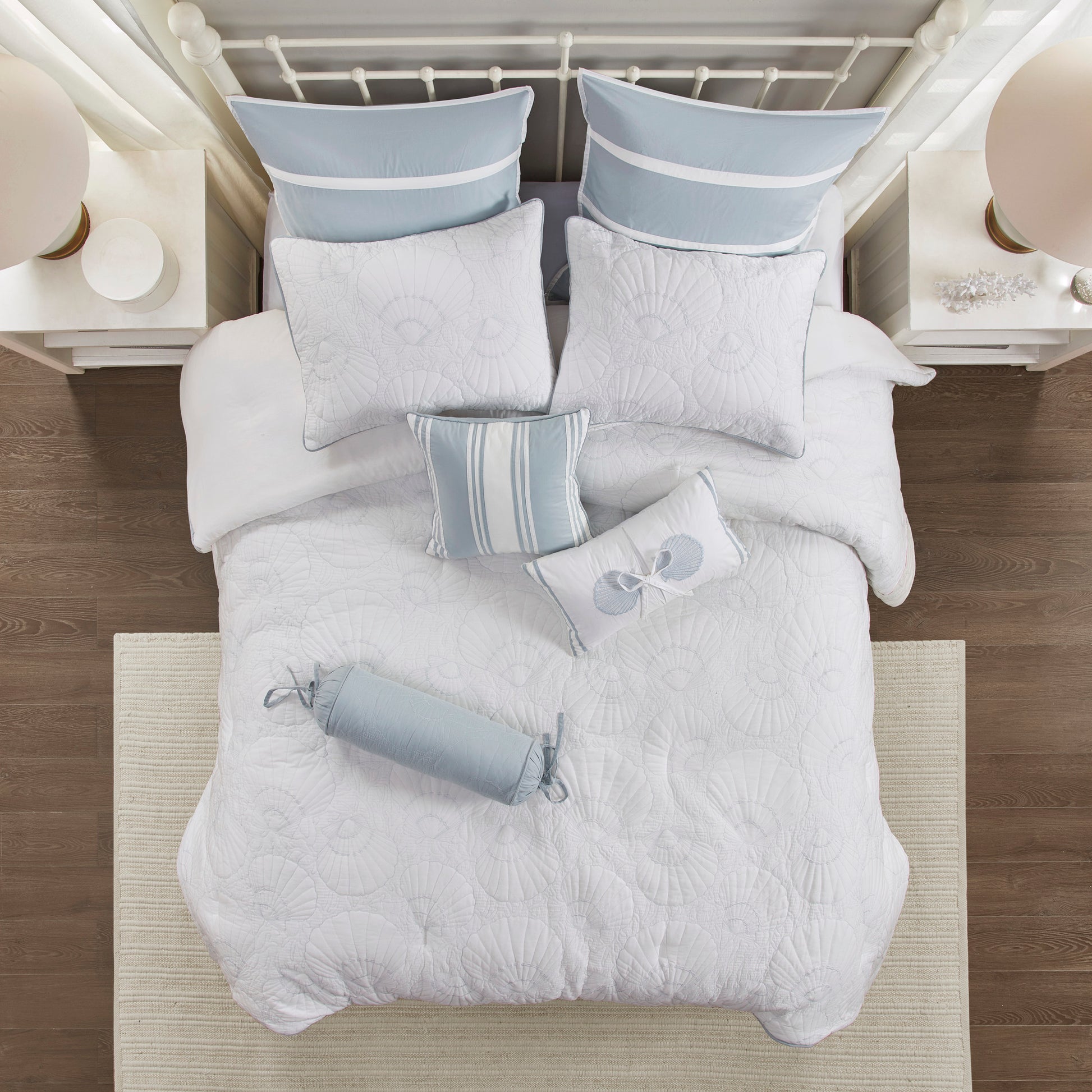 Comforter Set White Queen Queen White Cotton