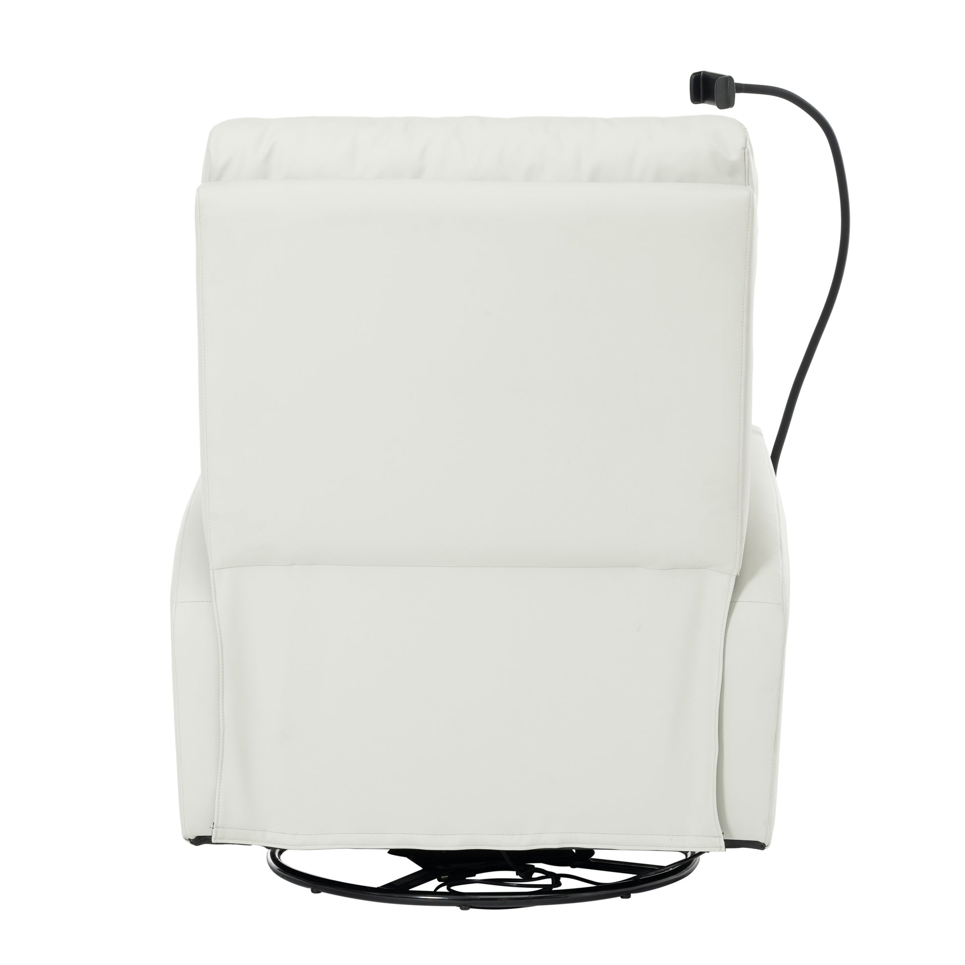 270 Power Swivel Rocker Recliner Chair, Electric Glider Reclining Sofa With Usb Ports, Power Swivel Glider, Rocking Chair Nursery Recliners For Living Room Bedroom Light Gray Solid Light Brown Primary Living Space Push Button Rubberwood Solid Back Wood