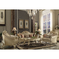 Gold Patina And Bone Coffee Table With Scrolled Leg Gold Primary Living Space Rectangular Wood Plastic