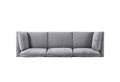 Modular Sofa Grey Chenille Fabric, Simple And Grand, The Seat And Back Is Very Soft. This Is Also A Knock Down Sofa Grey Brown Chenille Wood Primary Living Space Medium Firm Light Duty Victorian Rectangle Acacia Rolled Arms Chenille 3 Seat