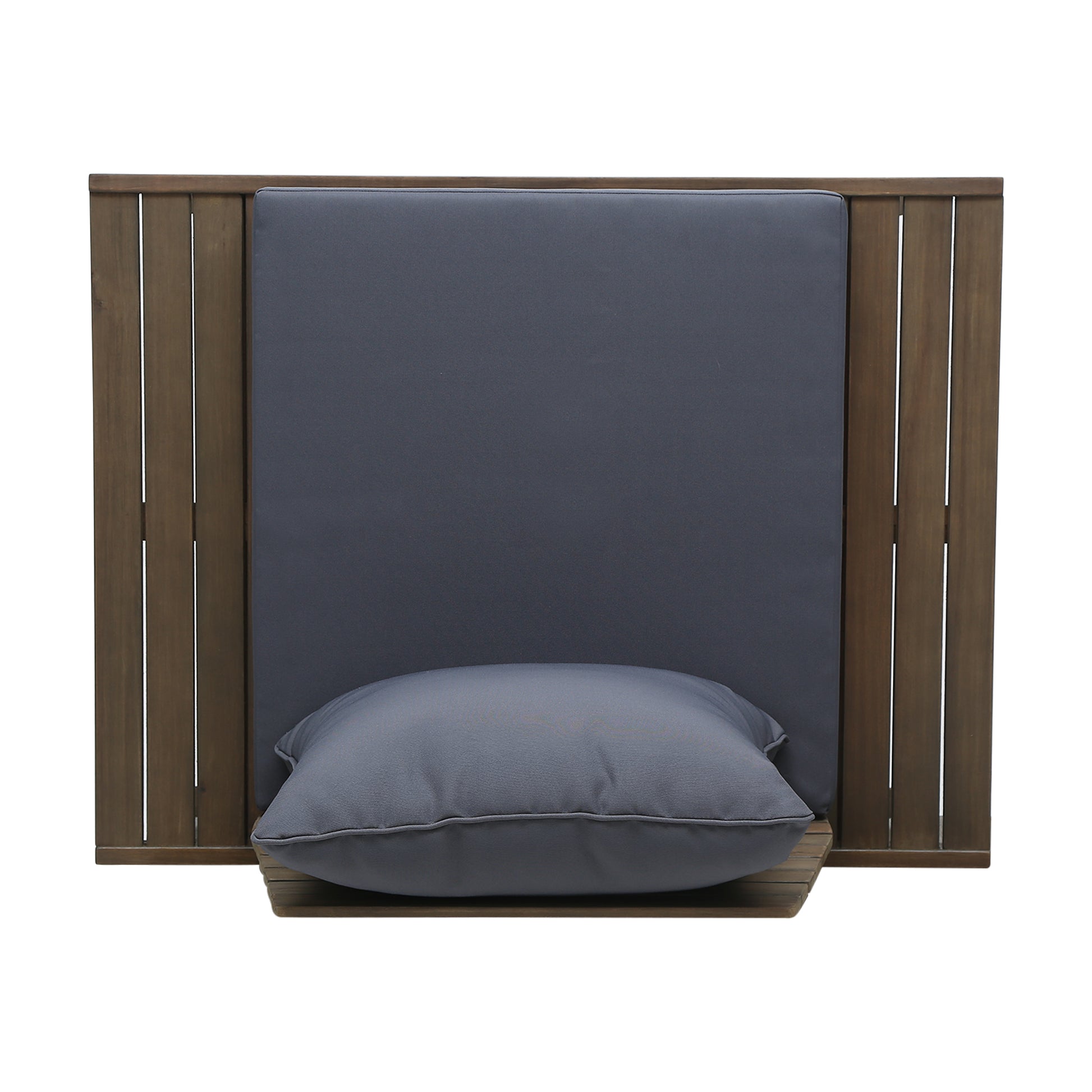Sedona Club Chair Dark Grey Wood