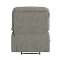 The Grayson Gray Polyester Manual Handle Wood Cushion Back Polyester