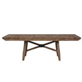 Riverdale Dining Table Dark Brown Dark Brown Wood