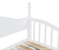 Wooden Twin Size Daybed With Twin Size Trundle, Extendable Daybed With Two Storage Drawers,White Expected Arrival Time:9.12 Twin White Wood