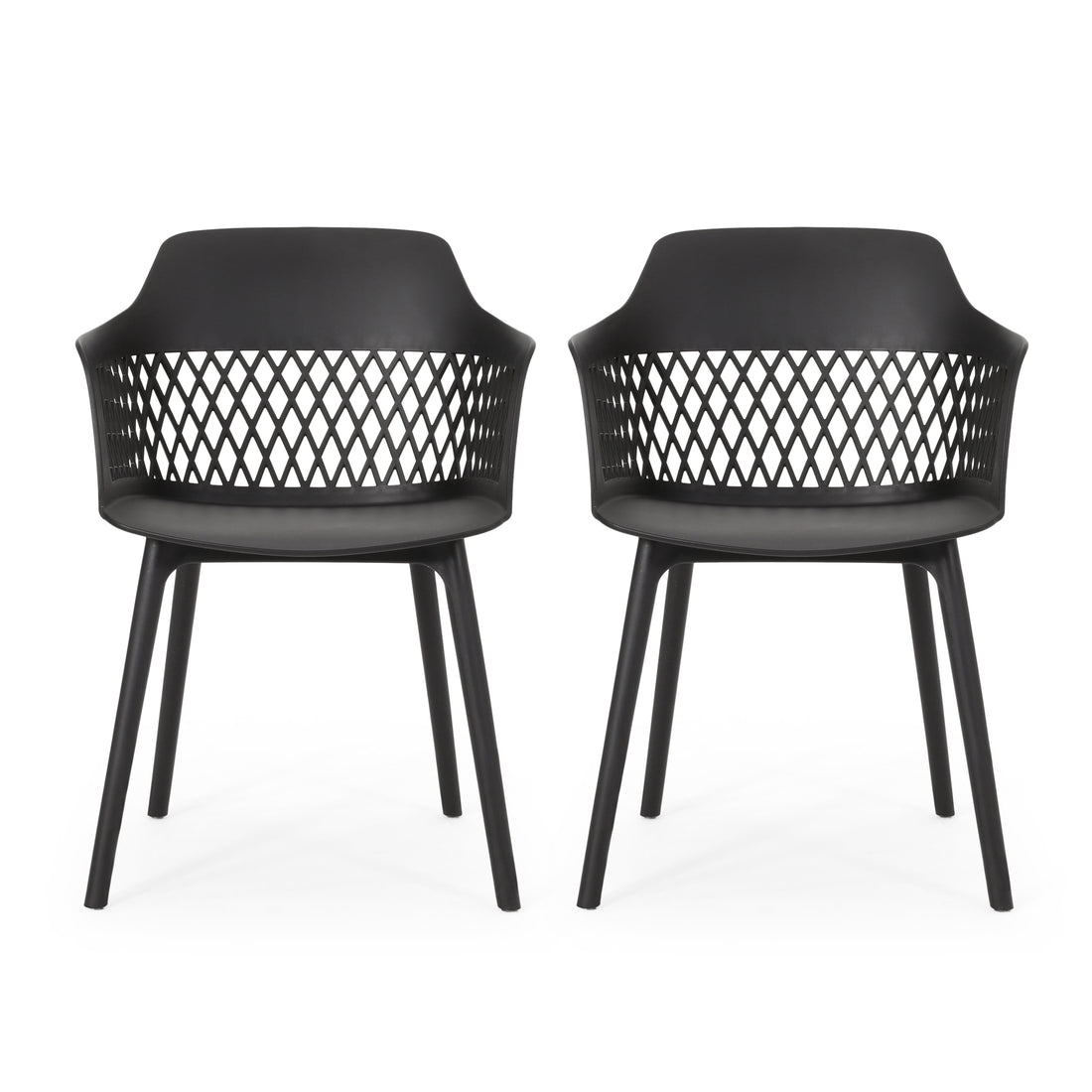 Azalea Chair Black Polypropylene