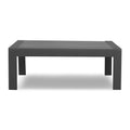 5 Pieces Outdoor All Weather Conversation Set, Sectional Sofa, Aluminum Couch Dark Gray Cushions Grey Aluminium