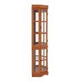 Corner Curio Cabinet With 5 Shelves And Lighting System, Oak E26 Light Bulb Not Included Oak Mdf
