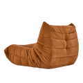 Floor Sofa Bean Bag Chair For Adults Fireside Bean Bag Lounger Memory Foam Chair For Home, Office, Apartment Or Gaming Venue Caramel Polyester Primary Living Space Firm Art Deco Armless Foam Polyester Blend