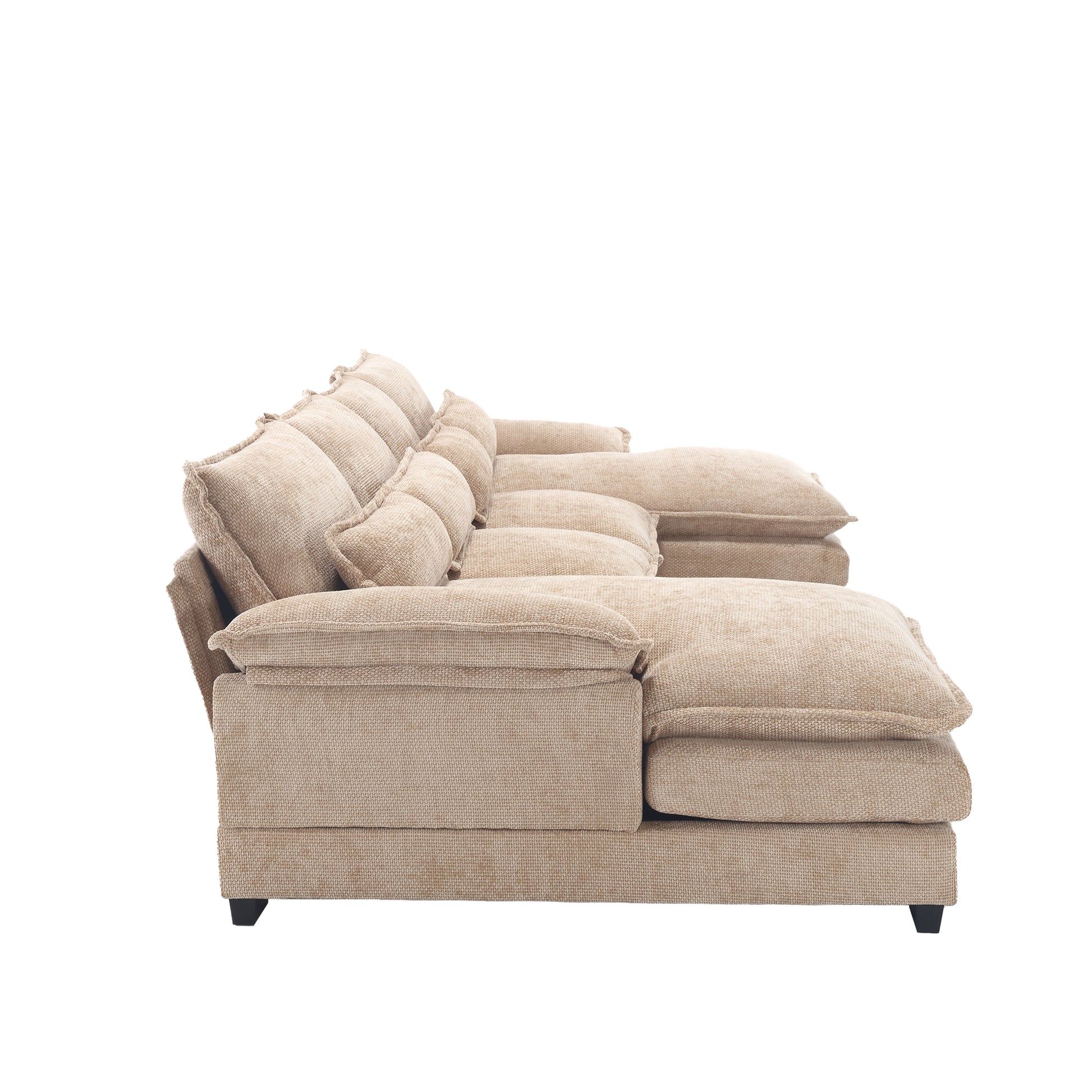 The Sofa Is Filled With High Quality Sponges With High Density And Good Elasticity. When You Sit On It, The Sponge Will Bounce Back Quickly, Giving The Body Just The Right Amount Of Support And