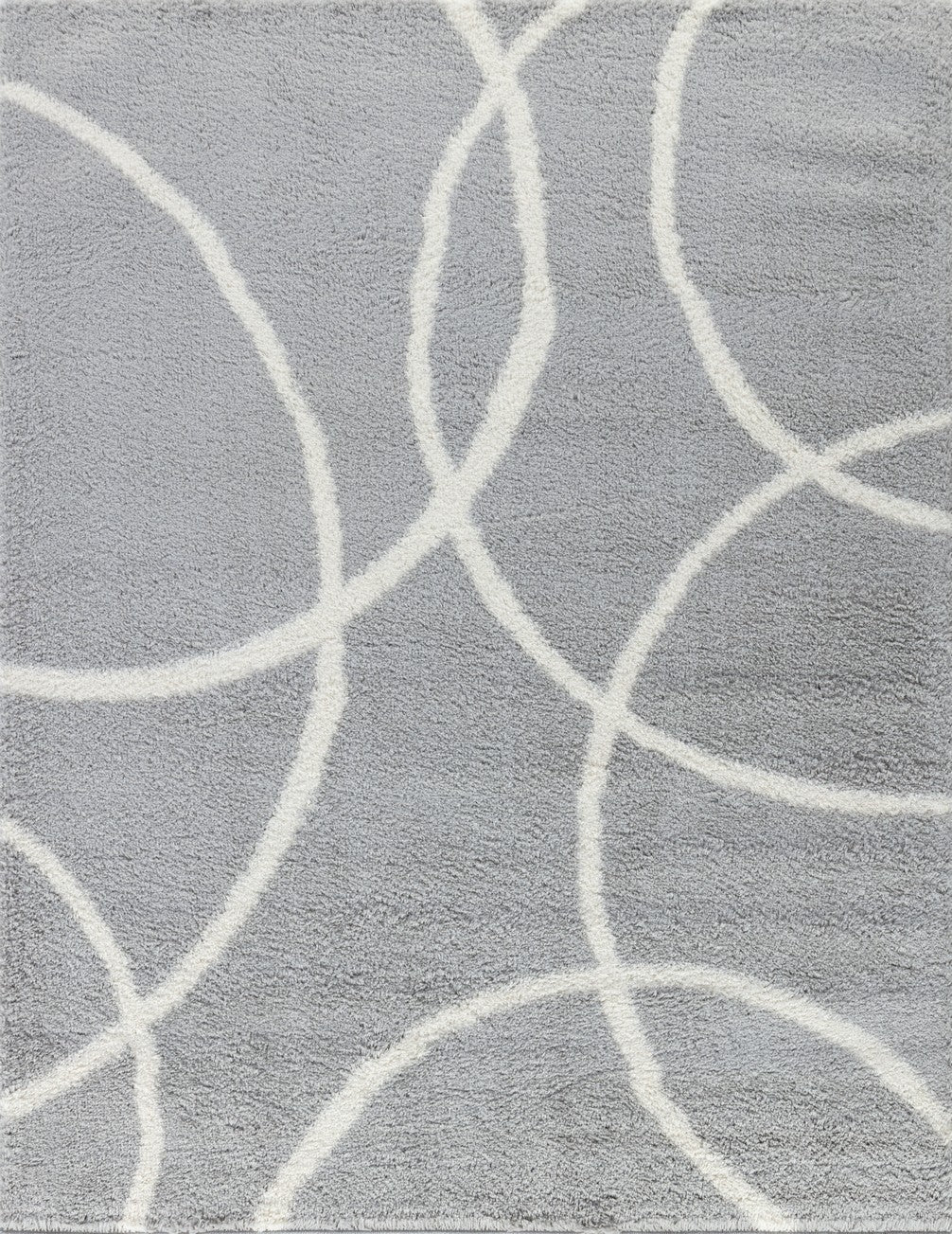 Loft Shag Gc Czy1002 Grey 7 Ft. 10 In. X 9 Ft. 10 In. Shaggy Area Rug Grey Polyester