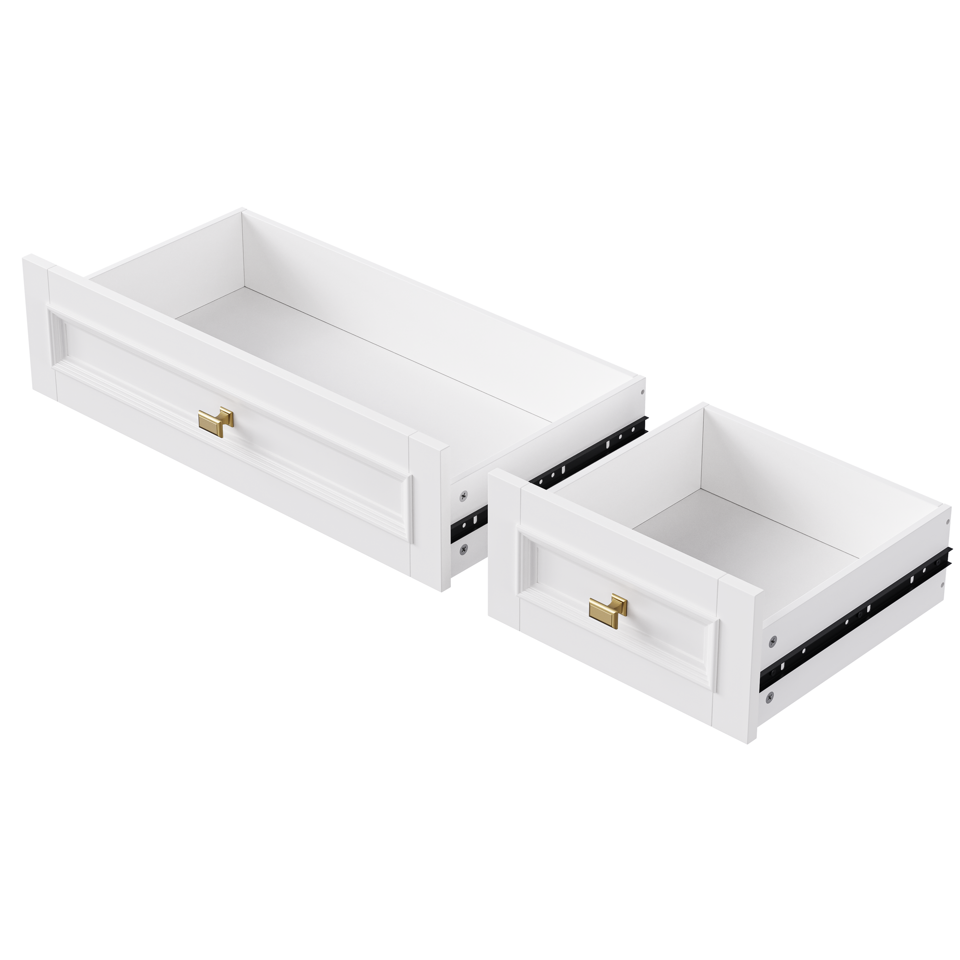 K&K 52'' Kitchen Island With Drop Leaf, Embossed Texture Kitchen Island On Wheels With Spice Rack, Towel Rack, 2 Doors And 5 Drawers, Kitchen Storage Cart With Adjustable Shelf For Kitchen, White