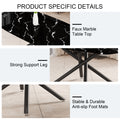 Large Modern Minimalist Rectangular Dining Table With 0.39 