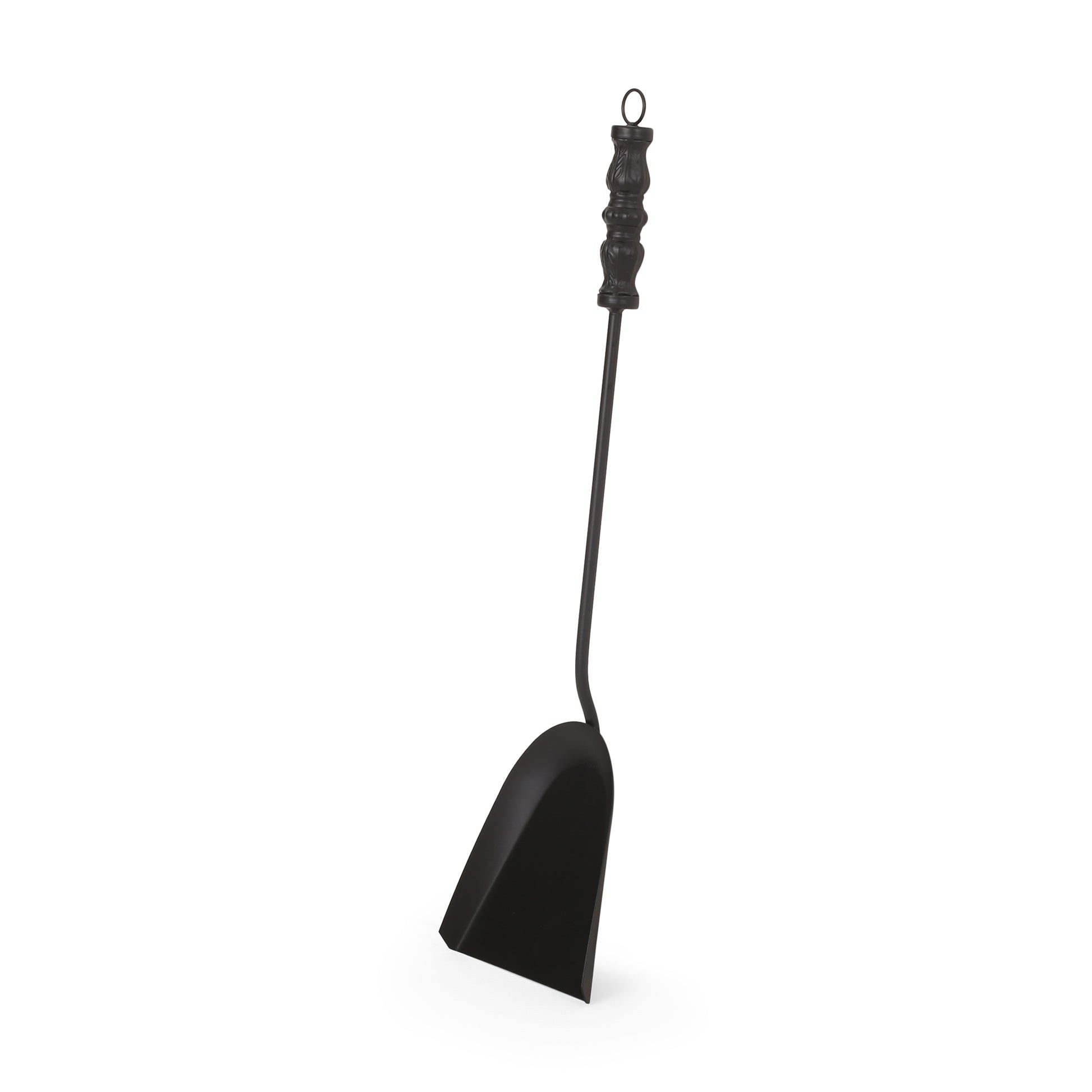 Log Rack And Tools Matt Black Iron