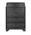 Civic Grey Chest Gray Solid Wood Mdf